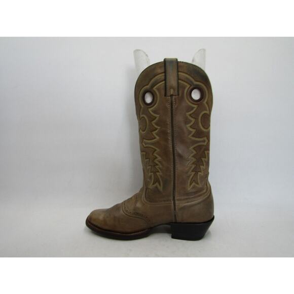 Rocky Mens Size 8.5 M Brown Leather Buckaroo Stockman Cowboy Western Boots main image 10